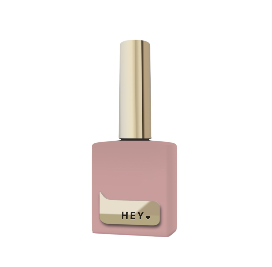 HEYLOVE. BB TOP COAT, BAKERY BROWN, 15 ML, DARK BEIGE TOP WITHOUT STICKY BALL