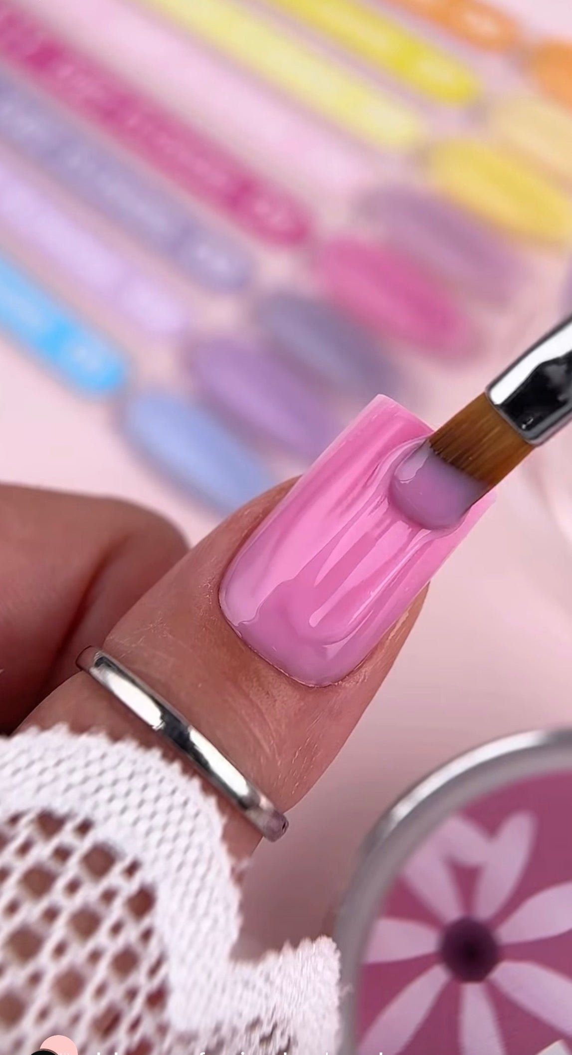 Modeling Gel Duet Flower 04