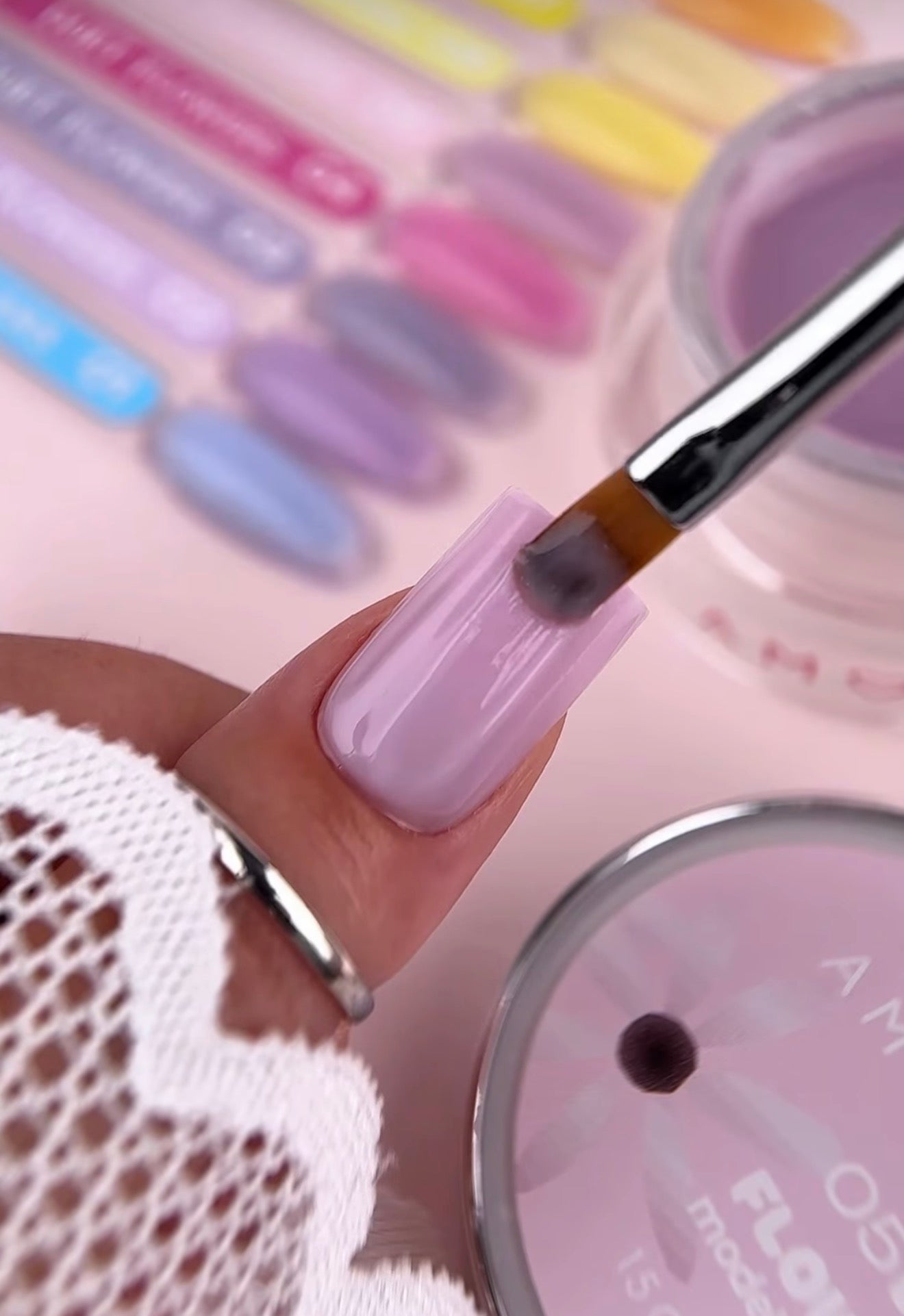 Modeling Gel Duet Flower 05