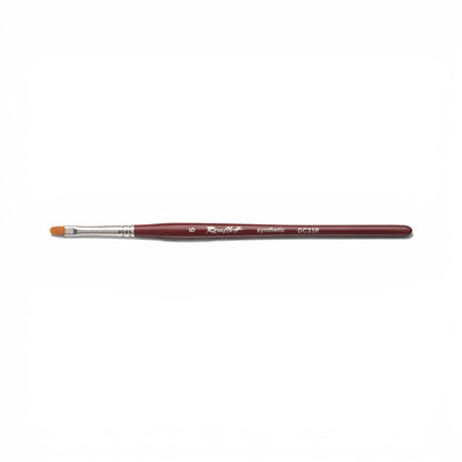Oval gel brush