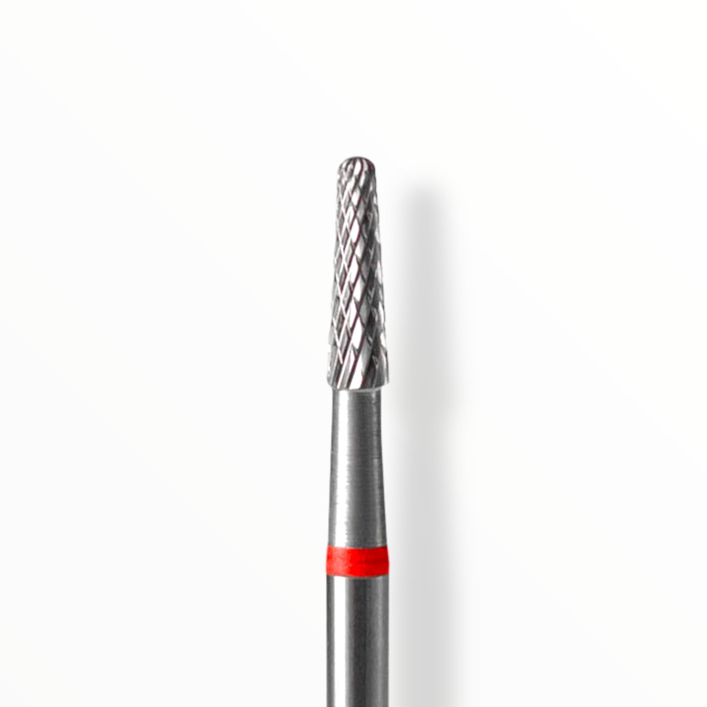 Carbide nail drill bit, "cone" red head diameter 2,3 mm / working part 8 mm