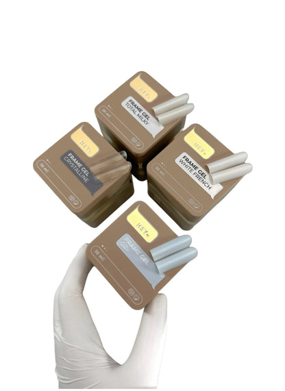 HEYLOVE. FRAME BUILDER GEL, TOTAL MILKY, 30 ML, UNIVERSAL EXTENSION GEL, MILKY