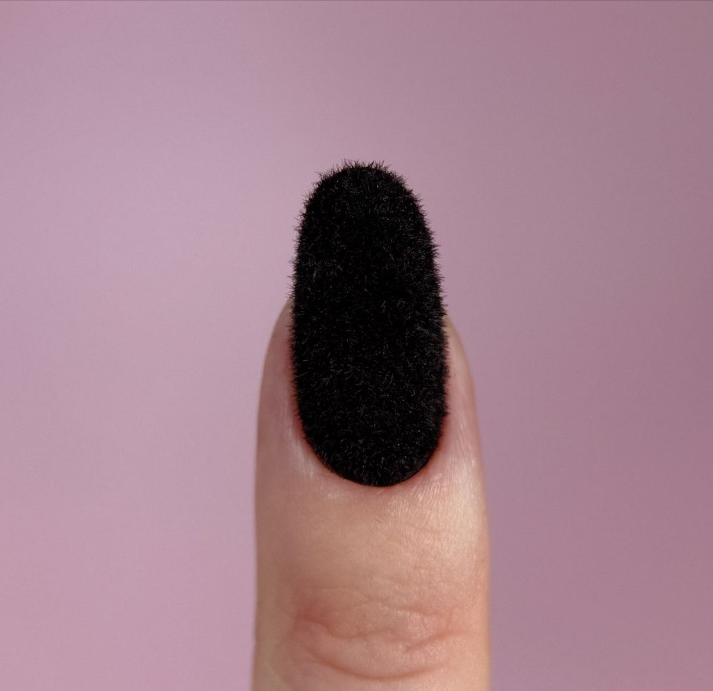 Velvet Nail Powder Fluffy Black