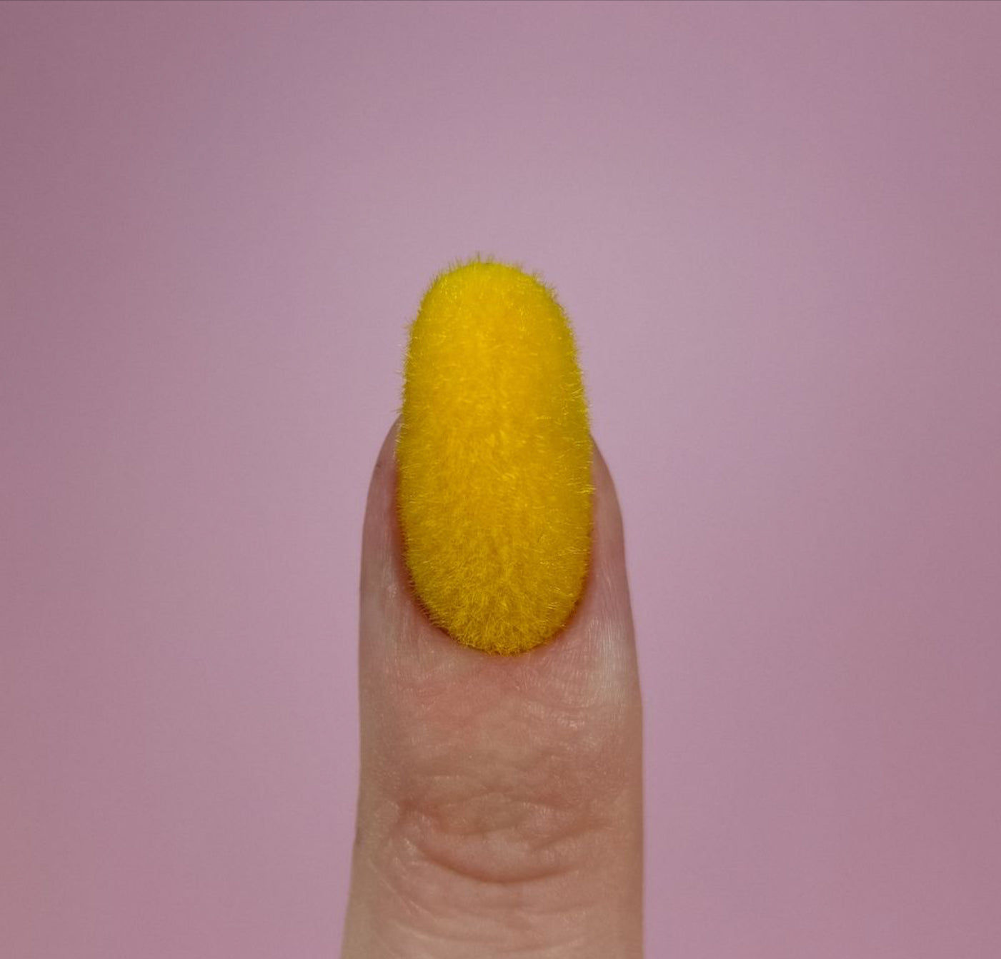 Velvet Nail Powder Fluffy Yellow