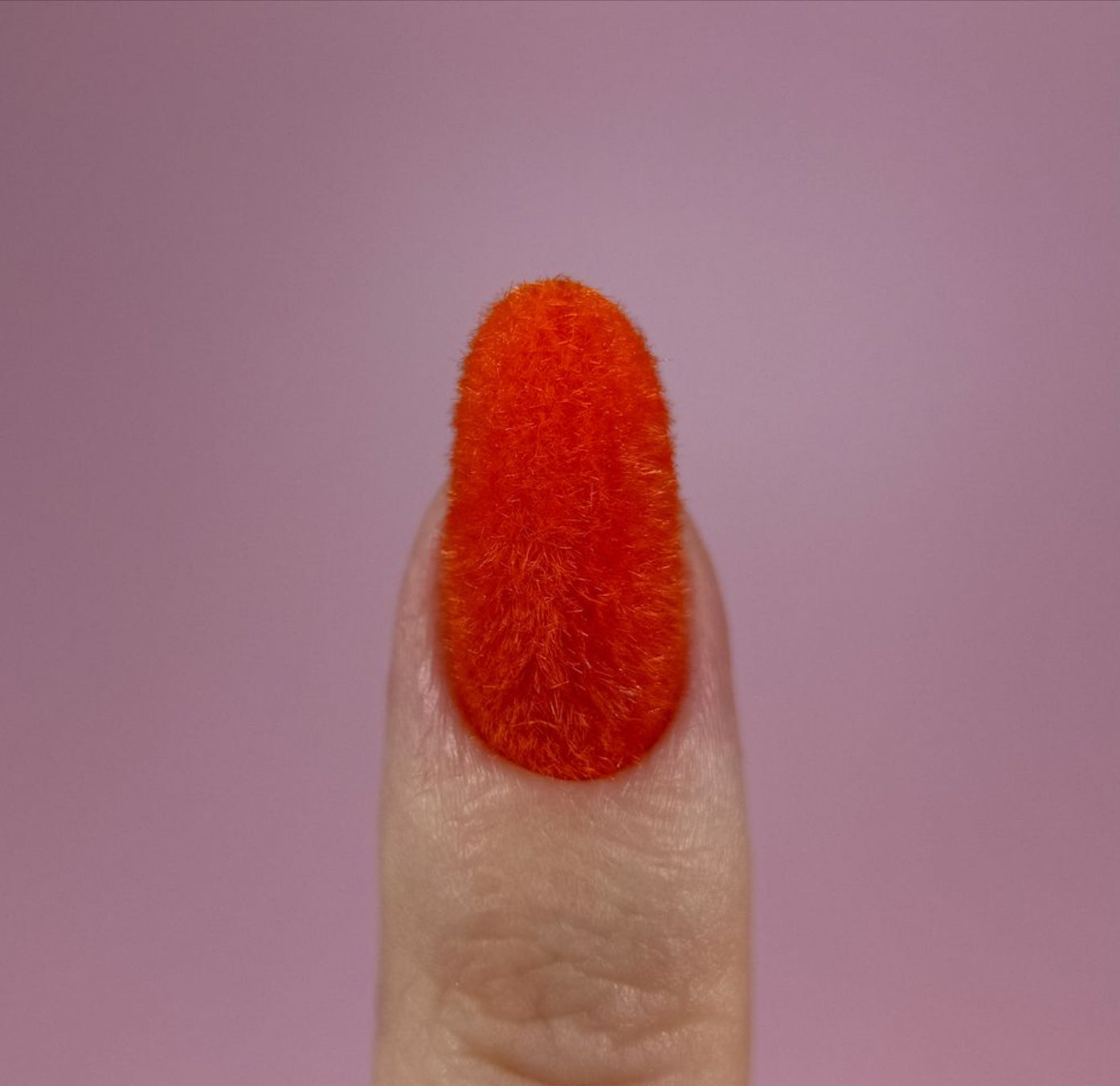 Velvet Nail Powder Fluffy Orange