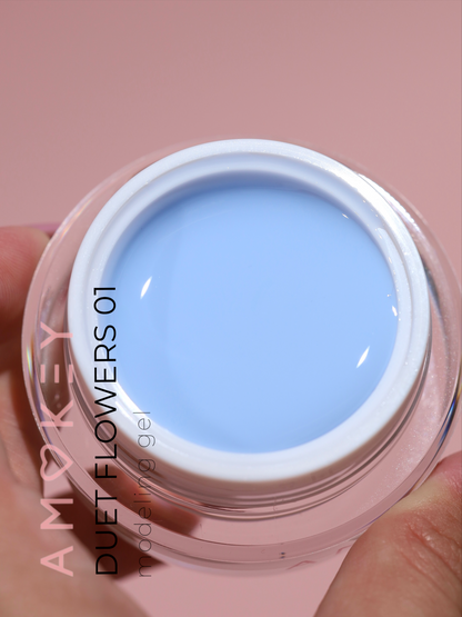 Modeling Gel Duet Flower 01