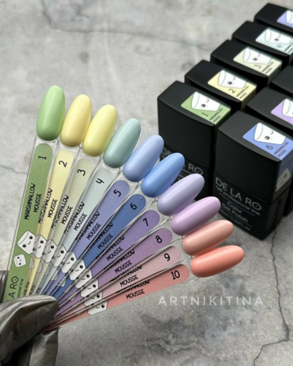 Nail Color Gel Marshmallow Mousse 08