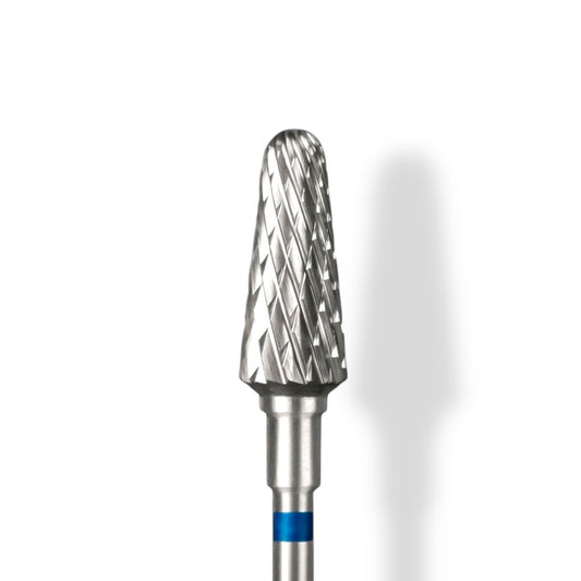 Carbide nail drill bit frustum blue