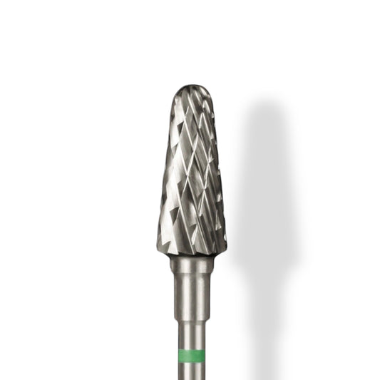 Carbide nail drill bit frustum green