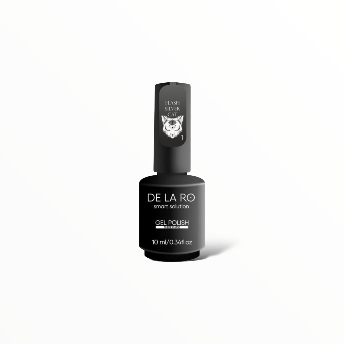 Nail Color Gel Flash Silver Cat - New Version 01