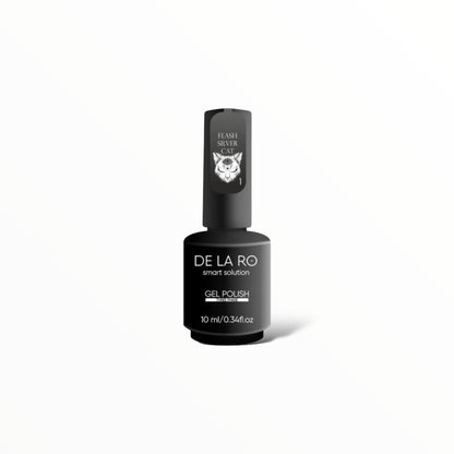 Nail Color Gel Flash Silver Cat - New Version 01