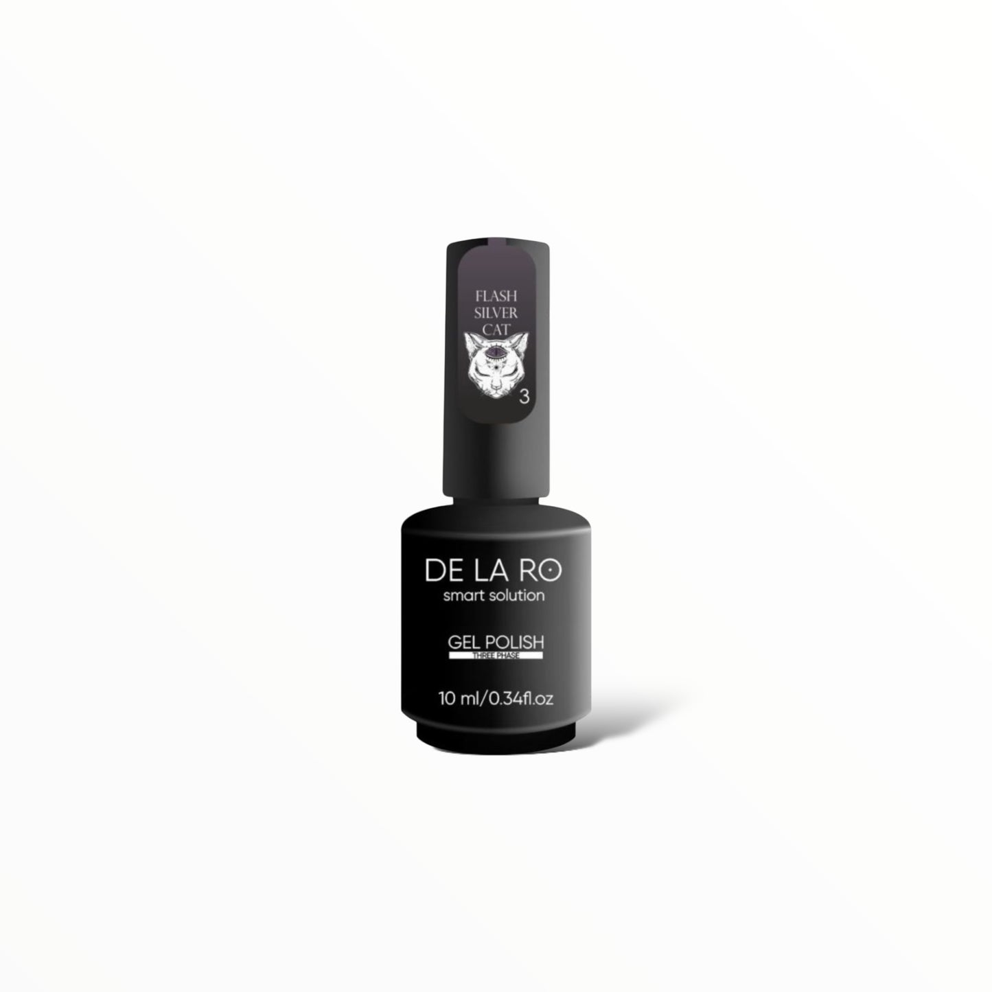 Nail Color Gel Flash Silver Cat - New Version 03