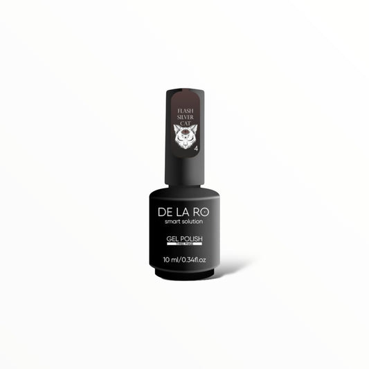 Nail Color Gel Flash Silver Cat - New Version 04