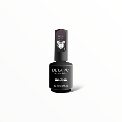 Nail Color Gel Flash Silver Cat - New Version 05