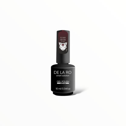 Nail Color Gel Flash Silver Cat - New Version 07