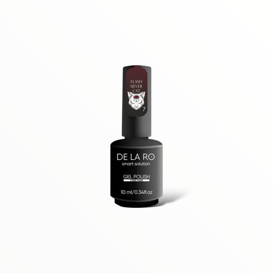 Nail Color Gel Flash Silver Cat - New Version 07