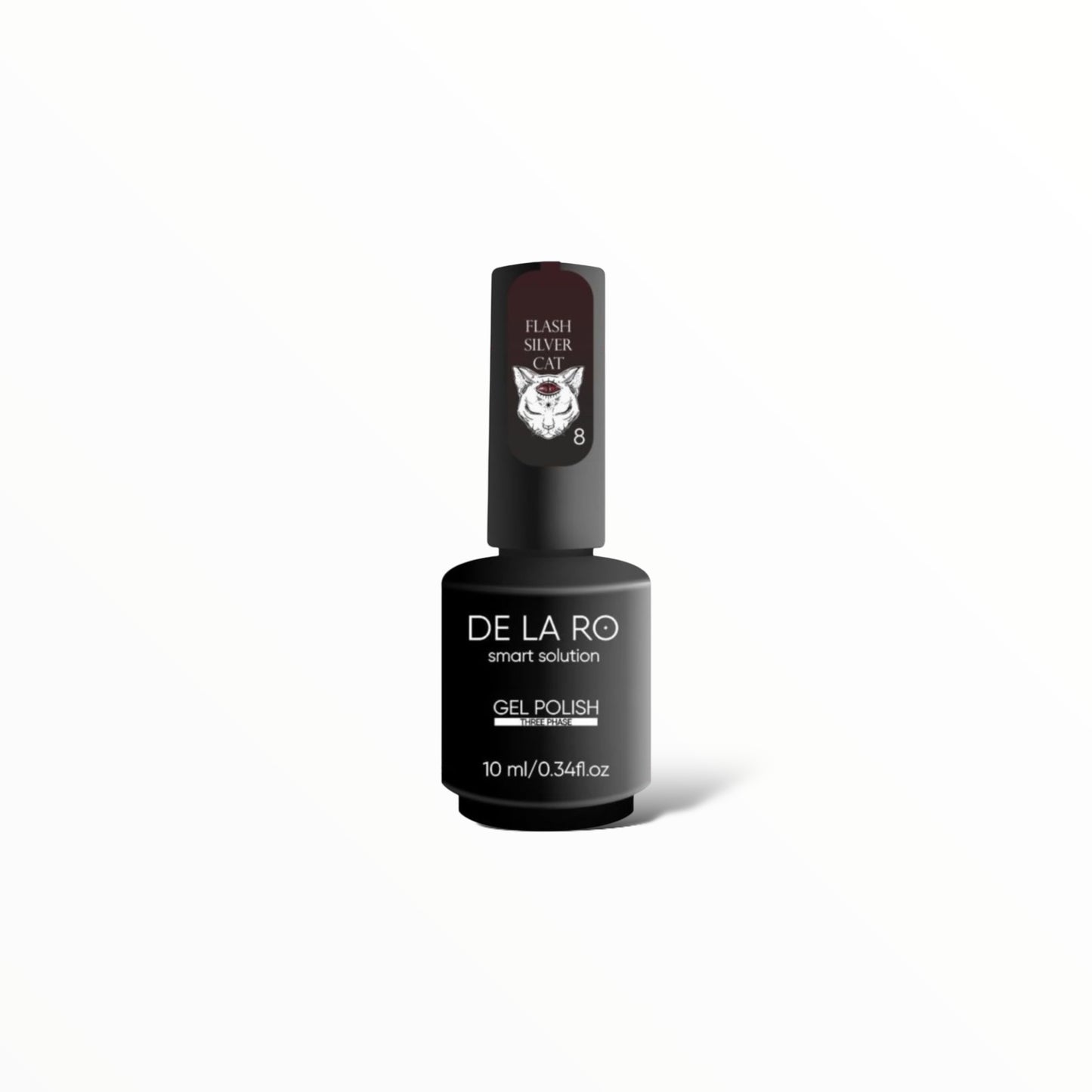Nail Color Gel Flash Silver Cat - New Version 08