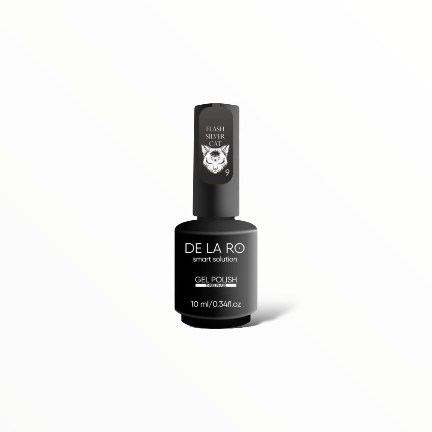Nail Color Gel Flash Silver Cat - New Version 09
